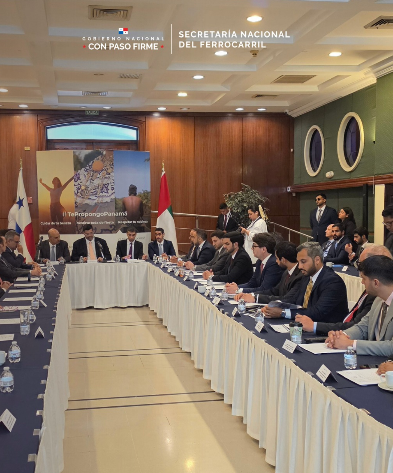 Railway Secretariat presents the logistics corridor to a UAE business delegation